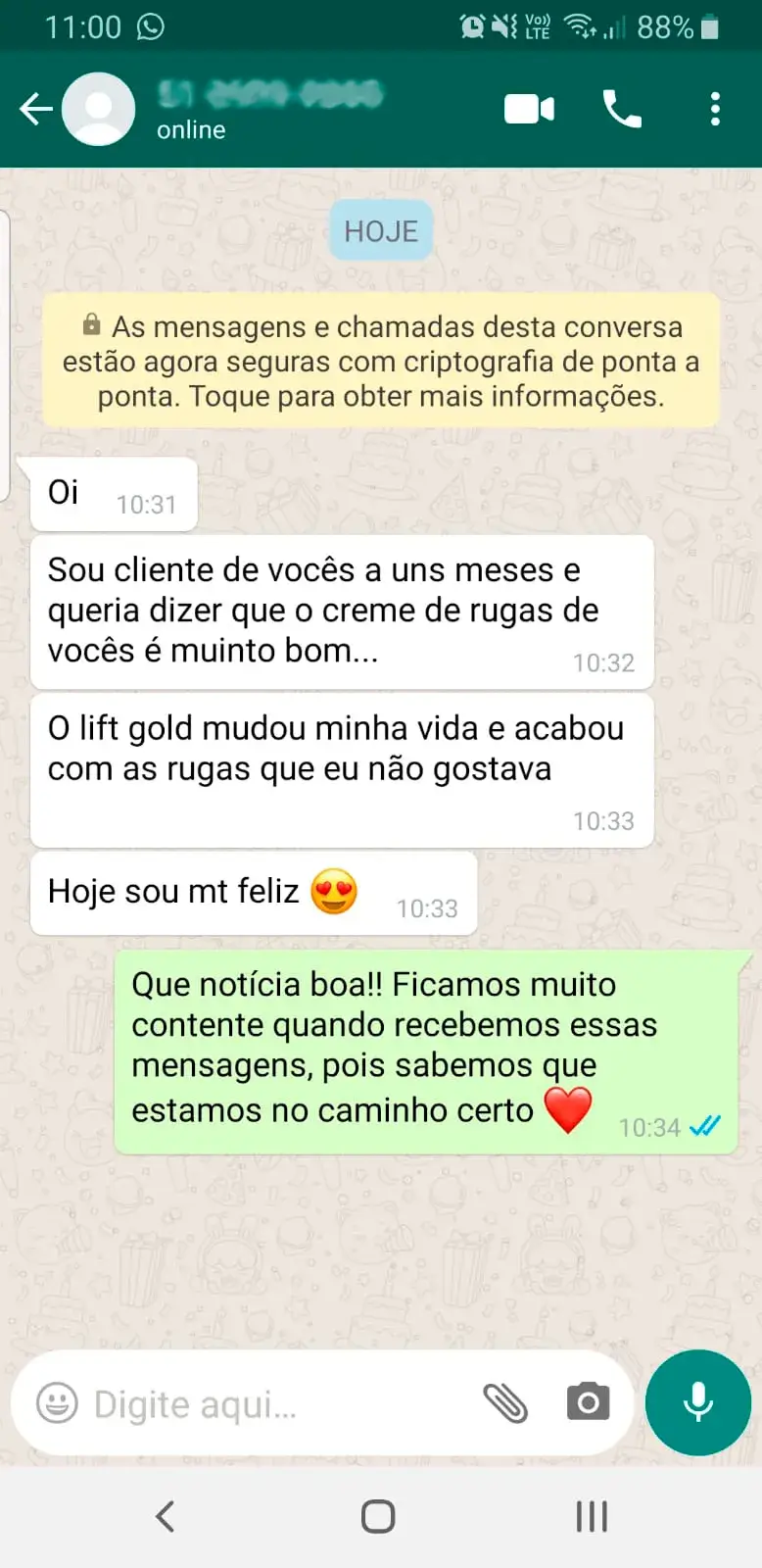 Depoimento Whatsapp 1