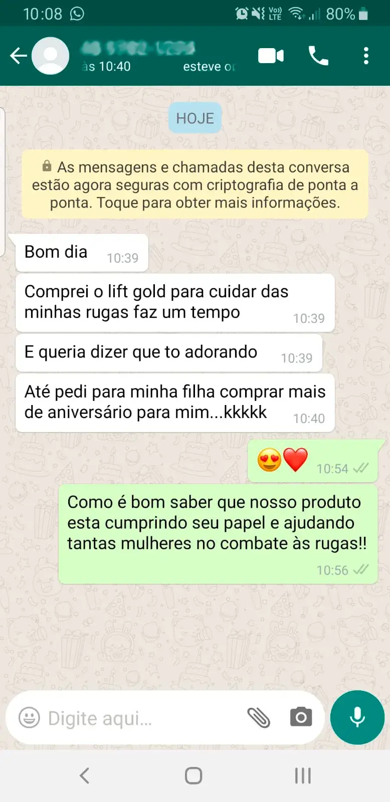 Depoimentos Whatsapp 2